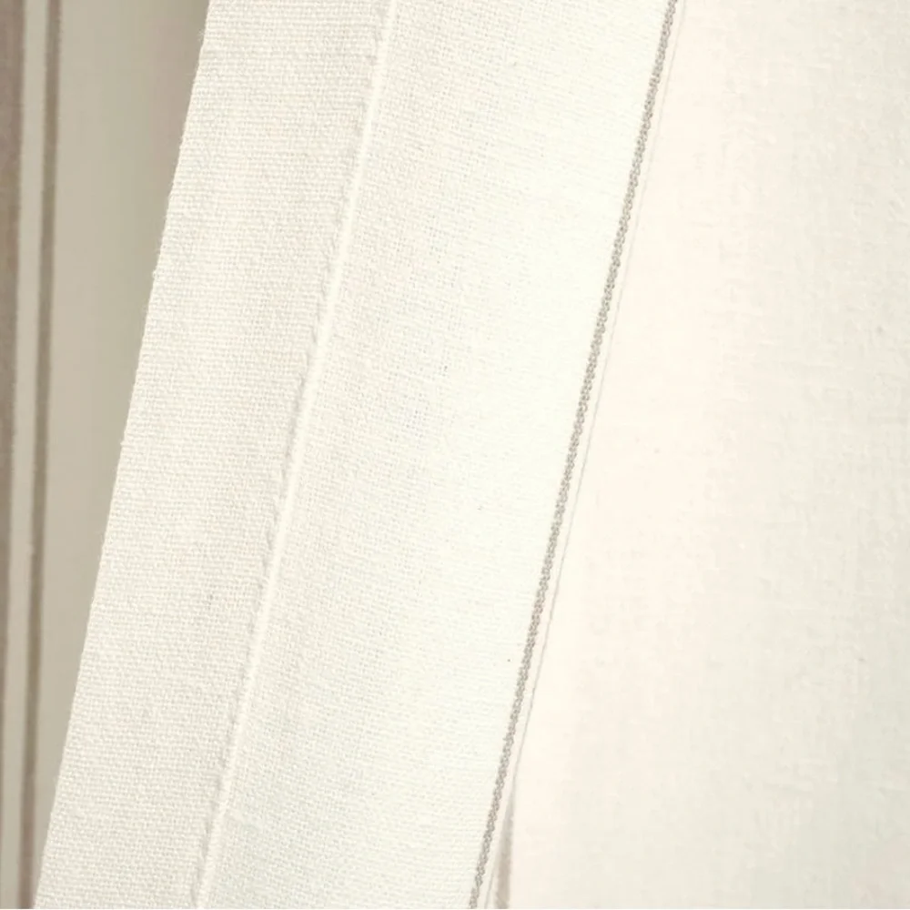 Lush Decor Farmhouse Stripe Yarn Dyed Cotton Window Curtain Pnl Pair
